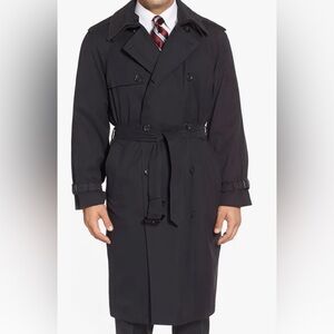 Calvin Klein Classic Black Trench Coat